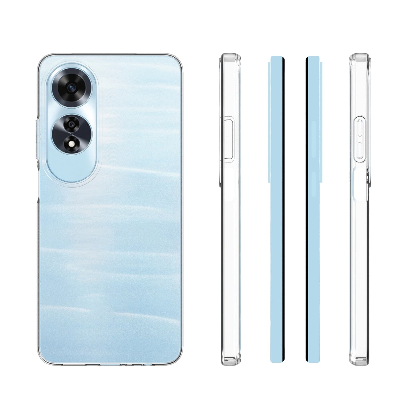 OPPO A60 4G Waterproof Texture TPU Protective Phone Case Shockproof Cover