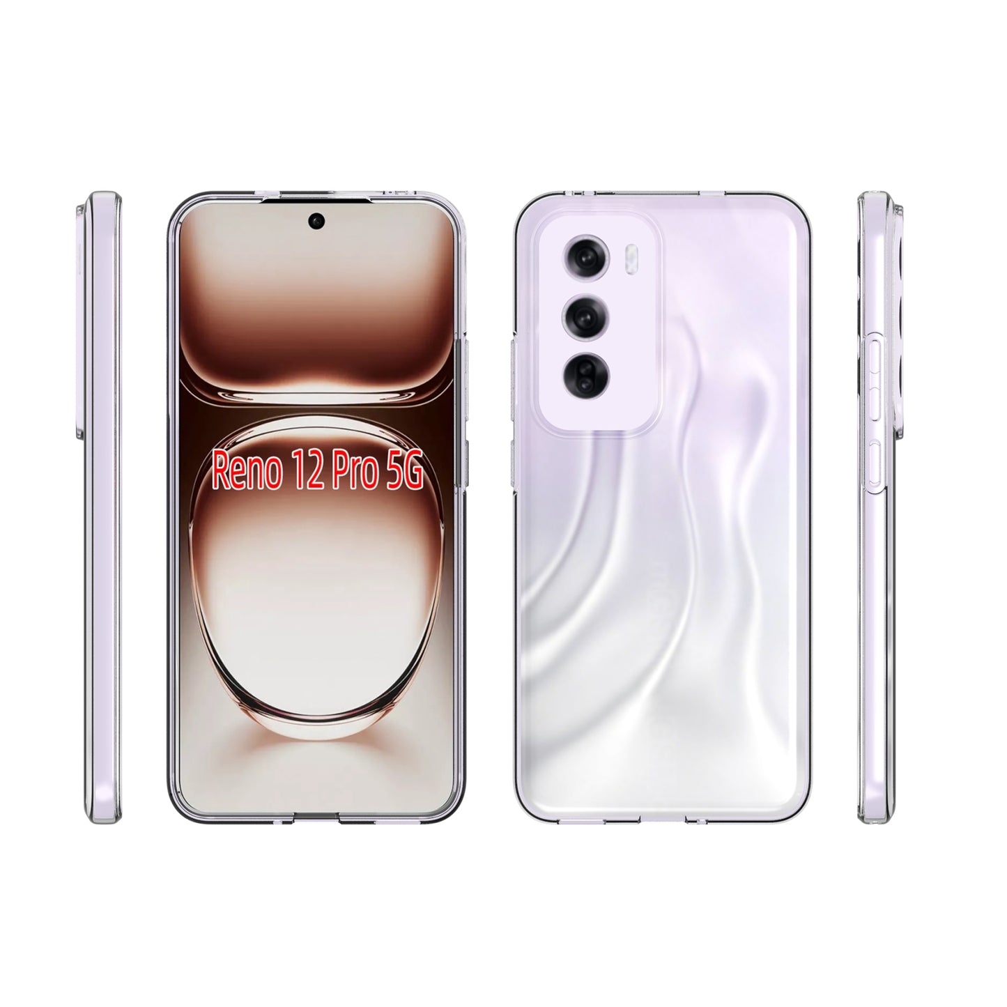 OPPO Reno12 Pro 5G Waterproof Texture TPU Protective Phone Case Shockproof Cover