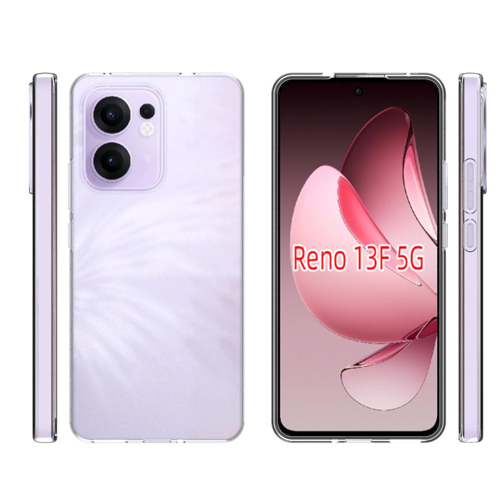 OPPO Reno13 F 5G Waterproof Texture TPU Protective Phone Case Shockproof Cover