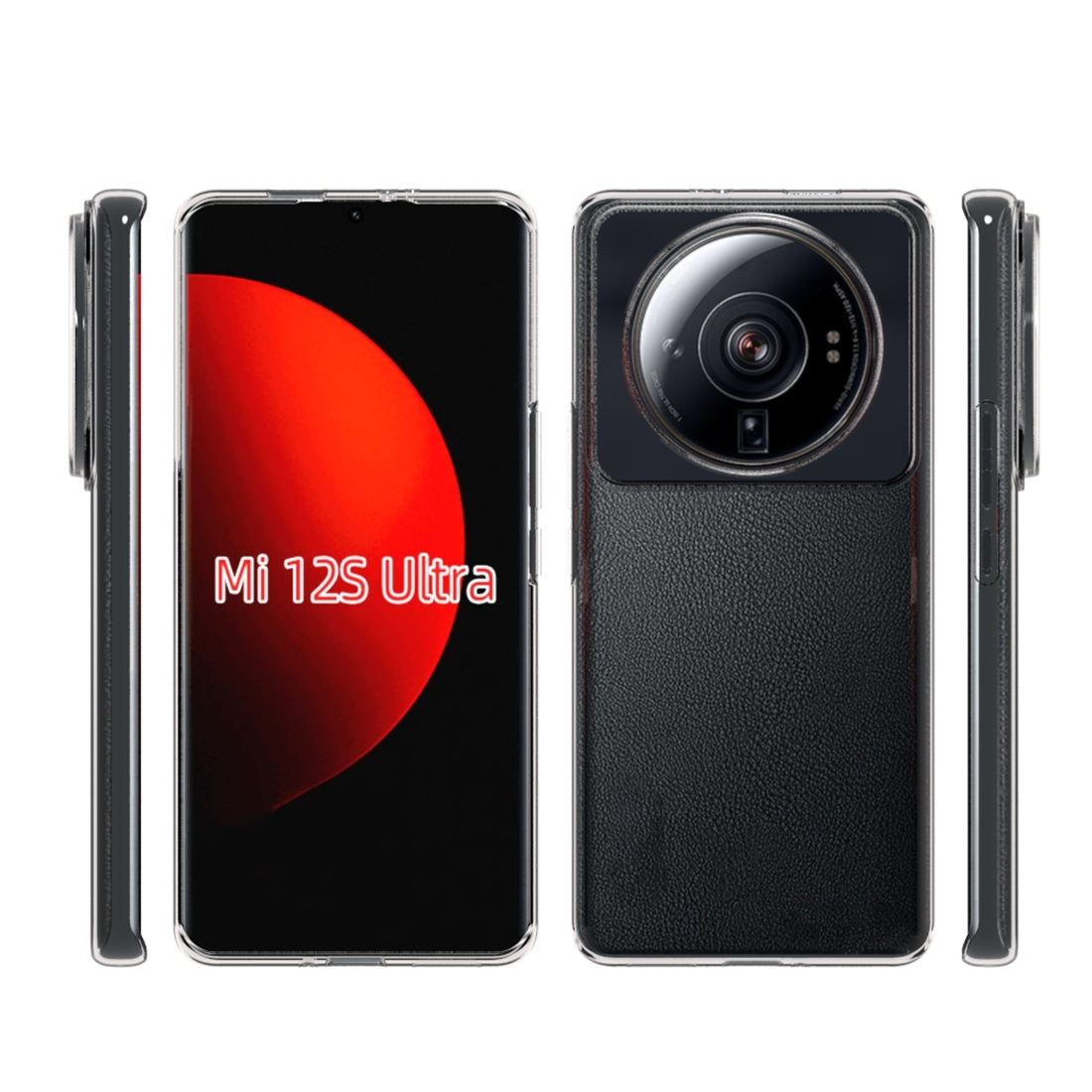 Xiaomi 12S Ultra Waterproof Texture TPU Protective Phone Case Shockproof Cover