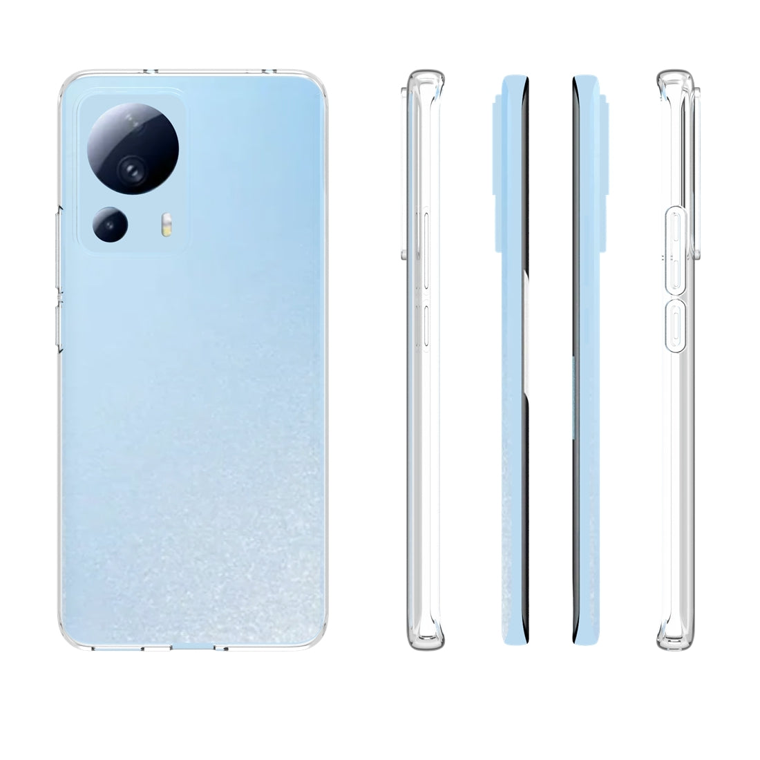 Xiaomi 13 Lite 5G Waterproof Texture TPU Protective Phone Case Shockproof Cover