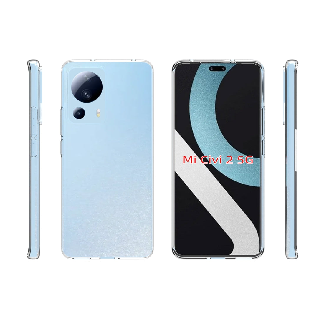 Xiaomi Civi 2 5G Waterproof Texture TPU Protective Phone Case Shockproof Cover