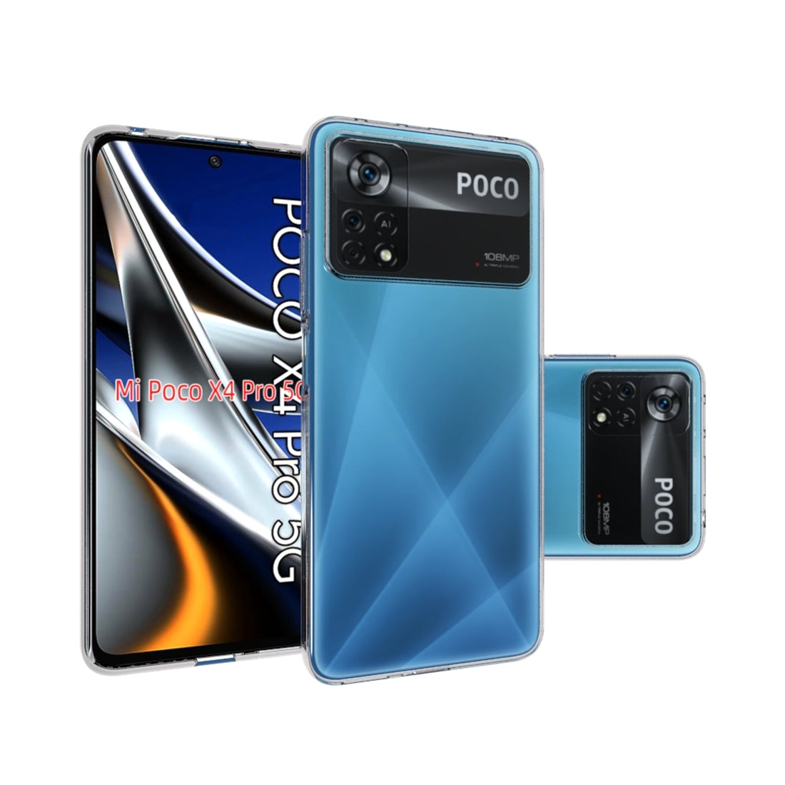 Xiaomi Poco X4 Pro 5G Waterproof Texture TPU Protective Phone Case Shockproof Cover