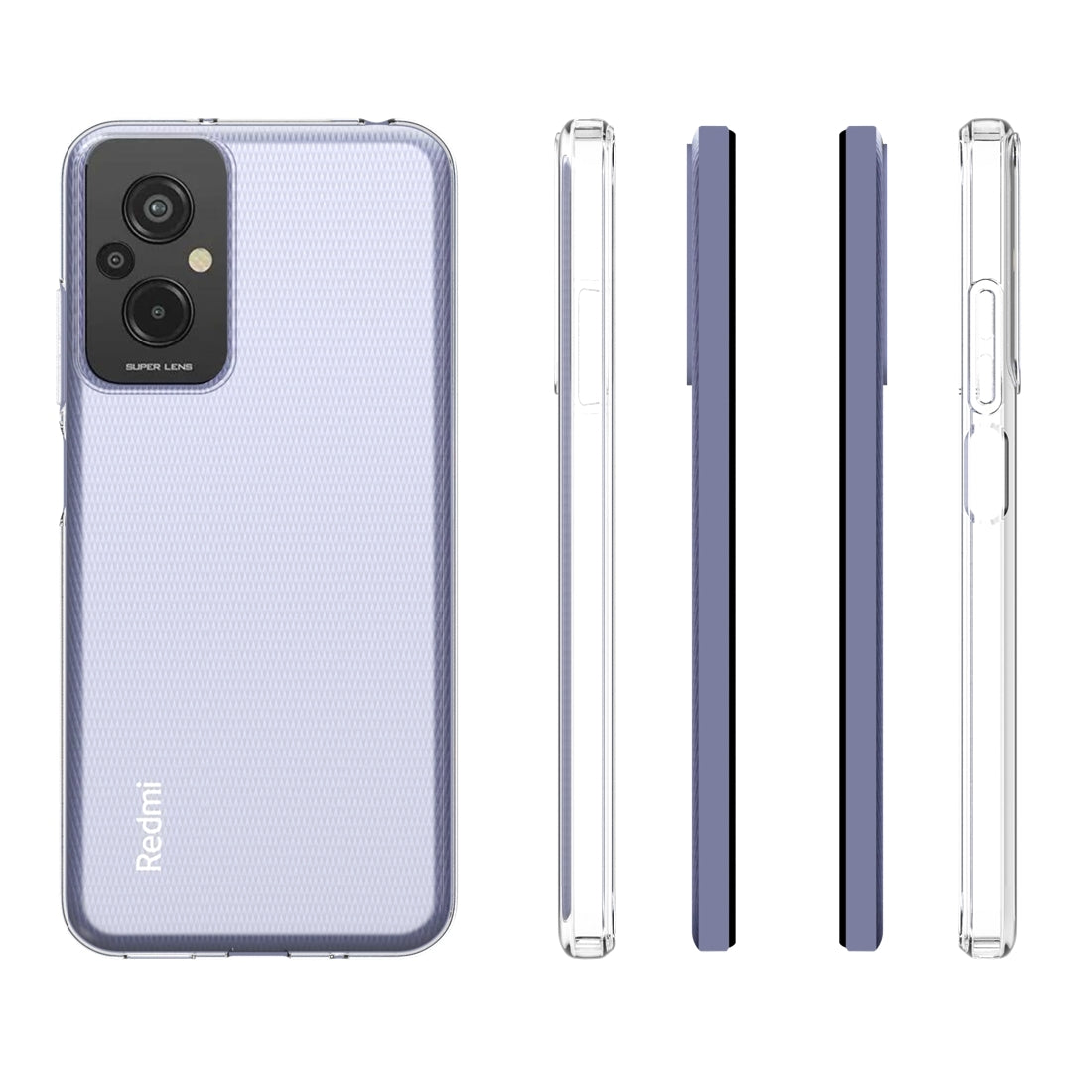 Xiaomi Redmi 11 Prime 4G Waterproof Texture TPU Protective Phone Case Shockproof Cover