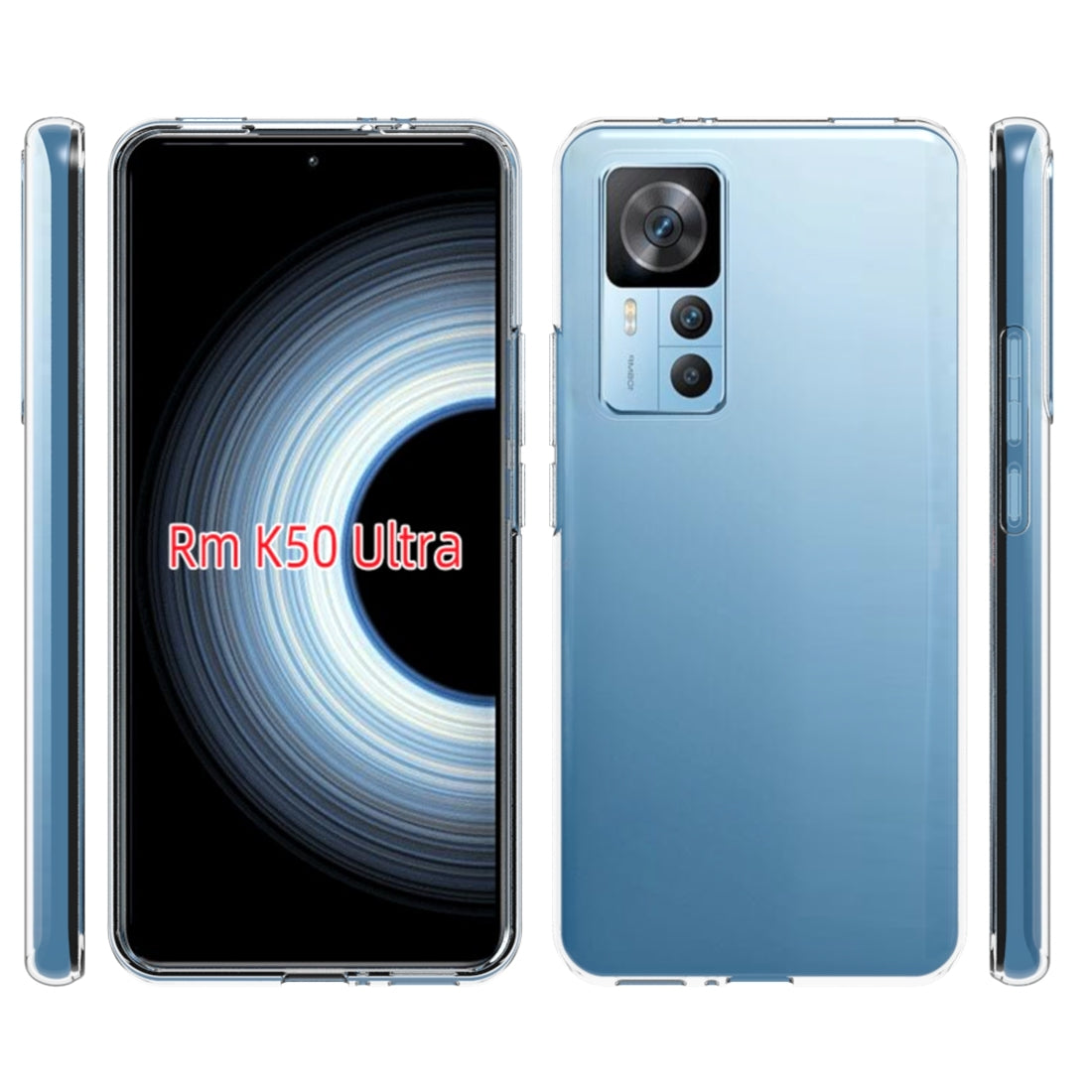 Xiaomi Redmi K50 Ultra Waterproof Texture TPU Protective Phone Case Shockproof Cover