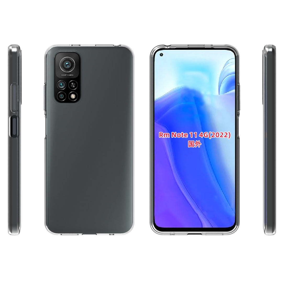 Xiaomi Redmi Note 11 4G 2022 Waterproof Texture TPU Protective Phone Case Shockproof Cover