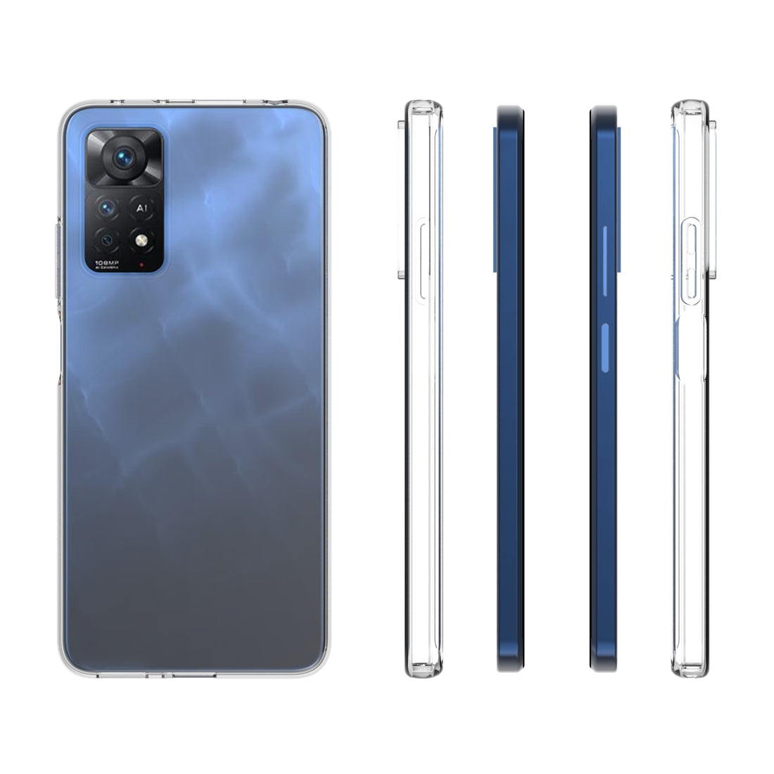 Xiaomi Redmi Note 11 Pro 4G Waterproof Texture TPU Protective Phone Case Shockproof Cover