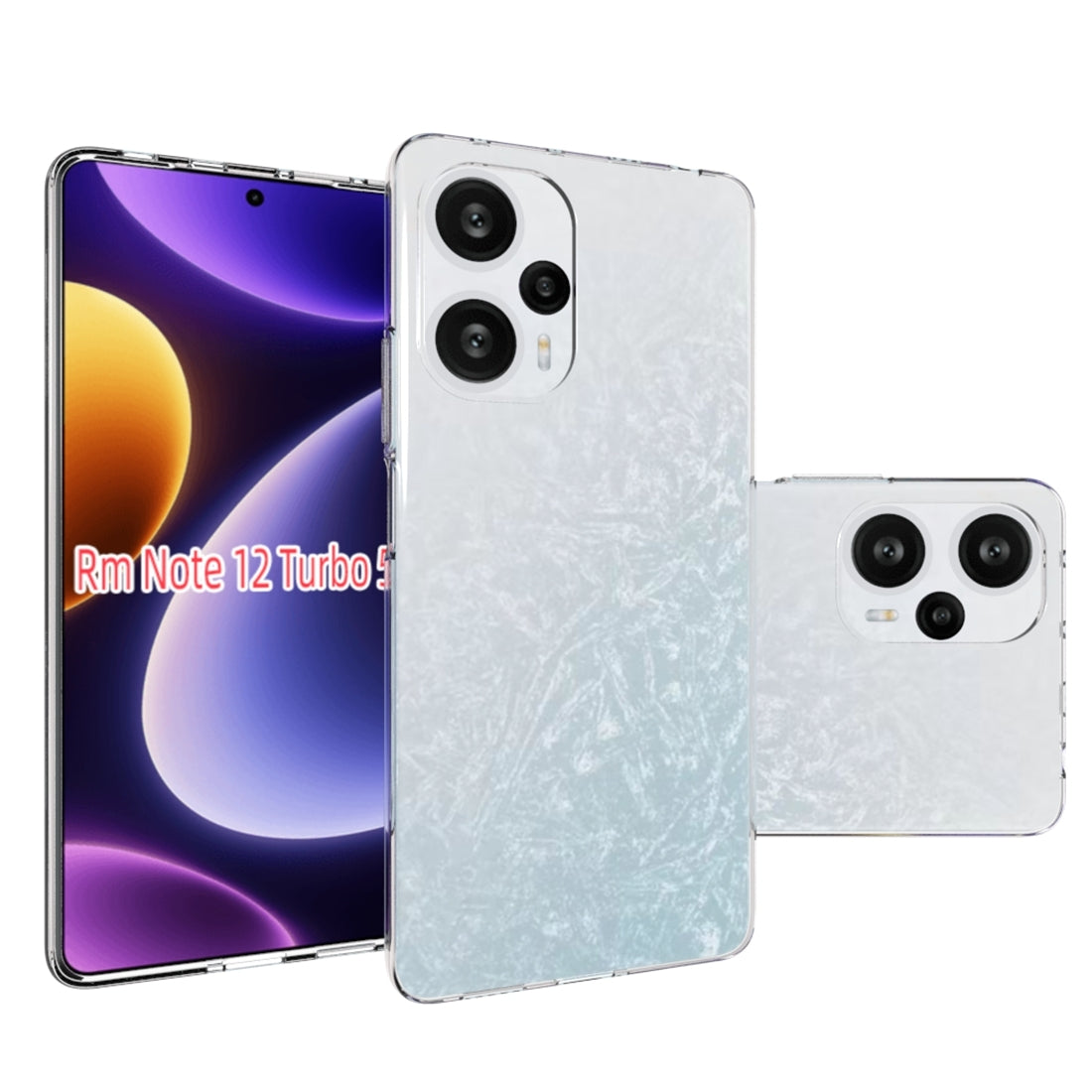 Xiaomi Redmi Note 12 Turbo 5G Waterproof Texture TPU Protective Phone Case Shockproof Cover