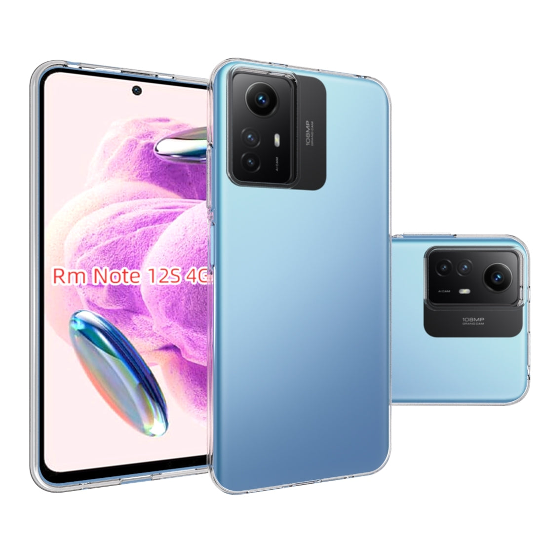 Xiaomi Redmi Note 12S Waterproof Texture TPU Protective Phone Case Shockproof Cover