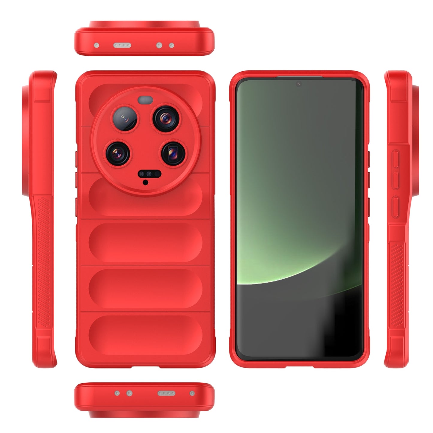 Xiaomi 13 Ultra Shock Absorbent Magic Shield TPU + Flannel Phone Case, Featuring Ridged Drop Protection, Bright Colours & Easy Access