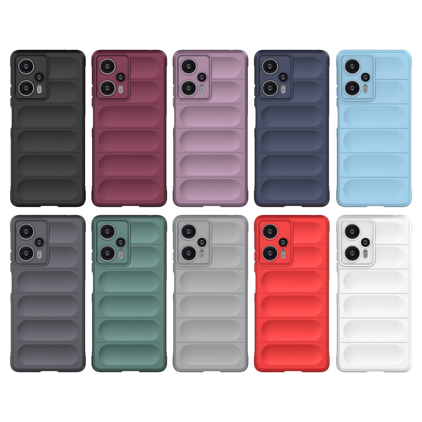 Xiaomi Redmi Note 12 Turbo Magic Shield TPU + Flannel Protective Phone Case Cover, Shockproof Scratch Resistant
