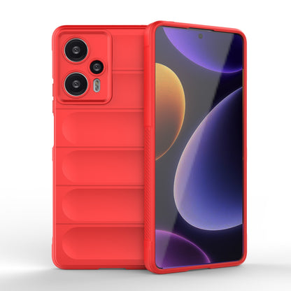 Xiaomi Redmi Note 12 Turbo Magic Shield TPU + Flannel Protective Phone Case Cover, Shockproof Scratch Resistant