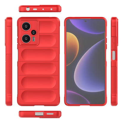 Xiaomi Redmi Note 12 Turbo Magic Shield TPU + Flannel Protective Phone Case Cover, Shockproof Scratch Resistant