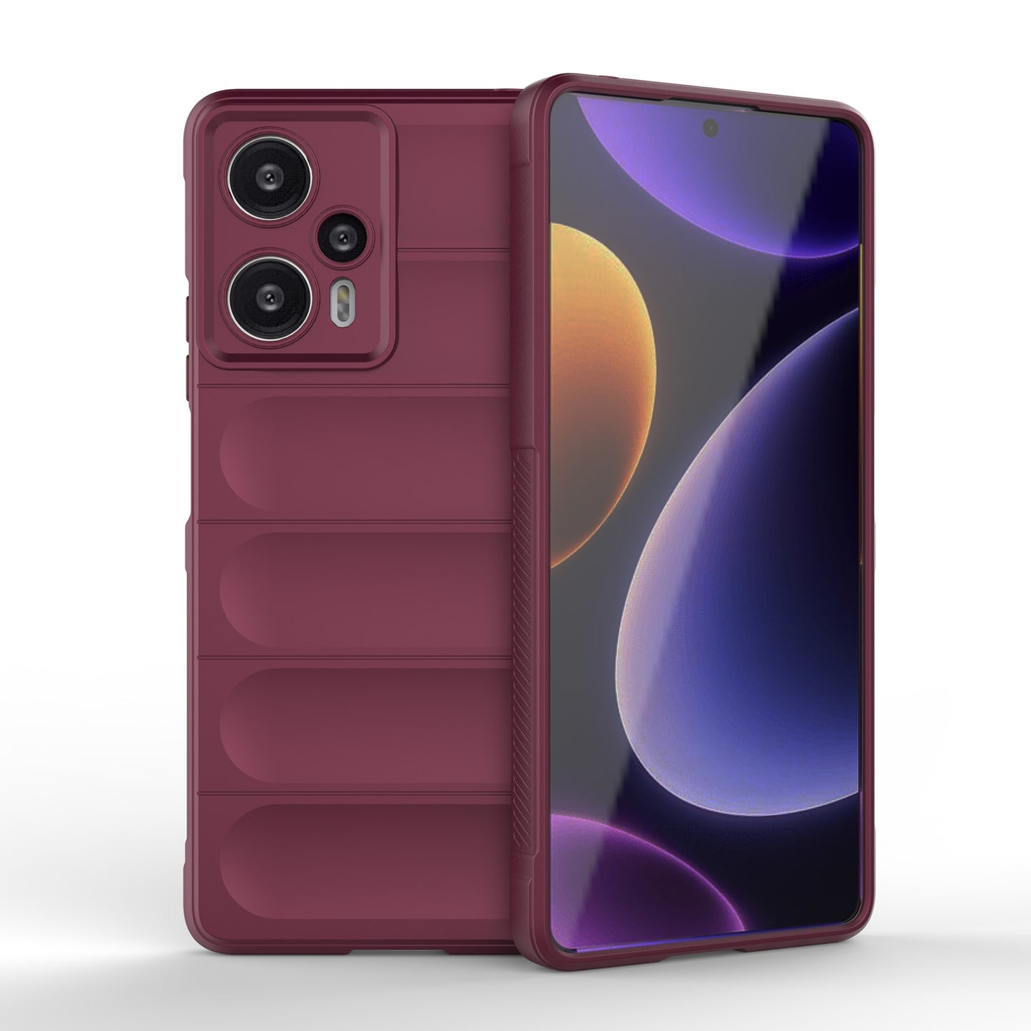Xiaomi Redmi Note 12 Turbo Magic Shield TPU + Flannel Protective Phone Case Cover, Shockproof Scratch Resistant