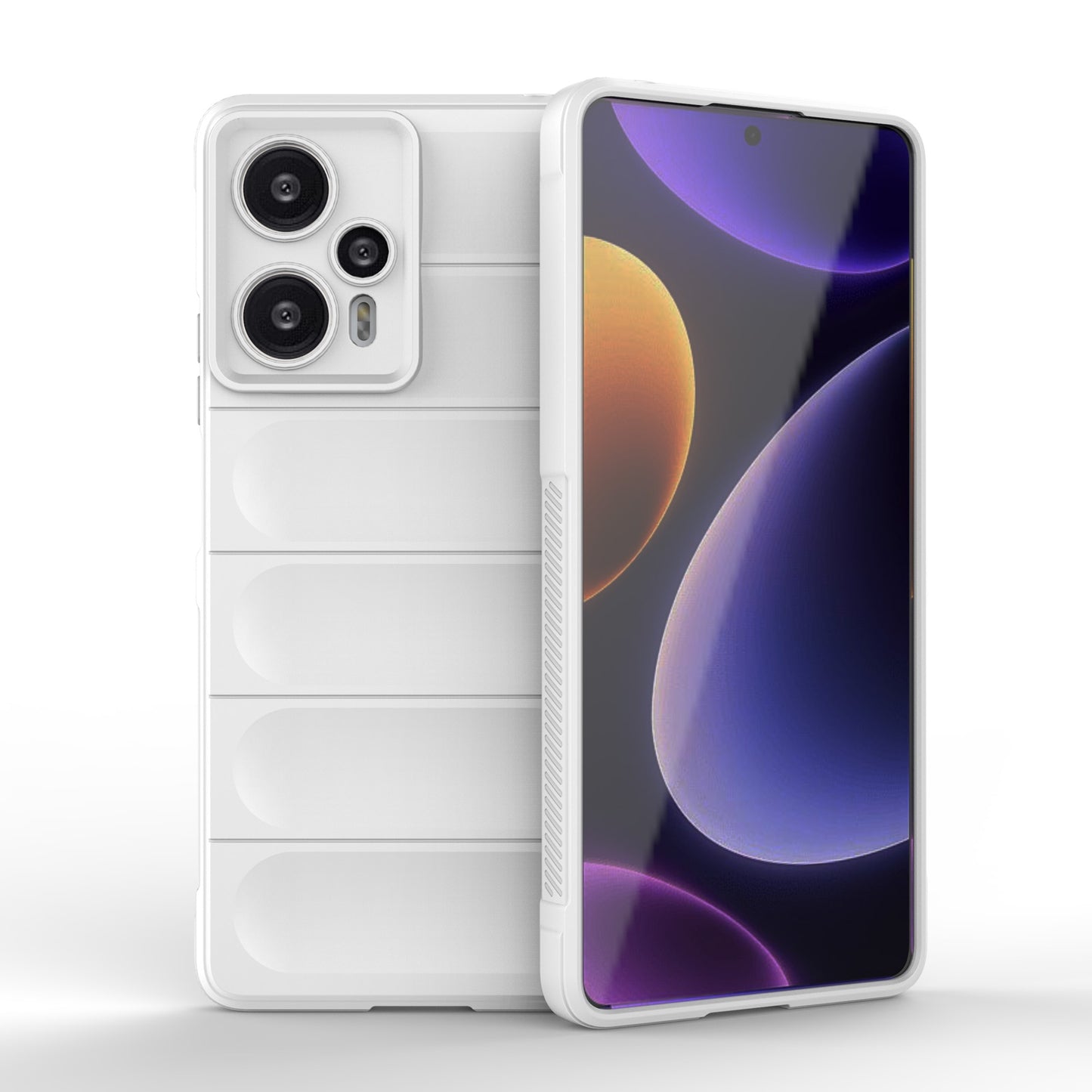 Xiaomi Redmi Note 12 Turbo Magic Shield TPU + Flannel Protective Phone Case Cover, Shockproof Scratch Resistant