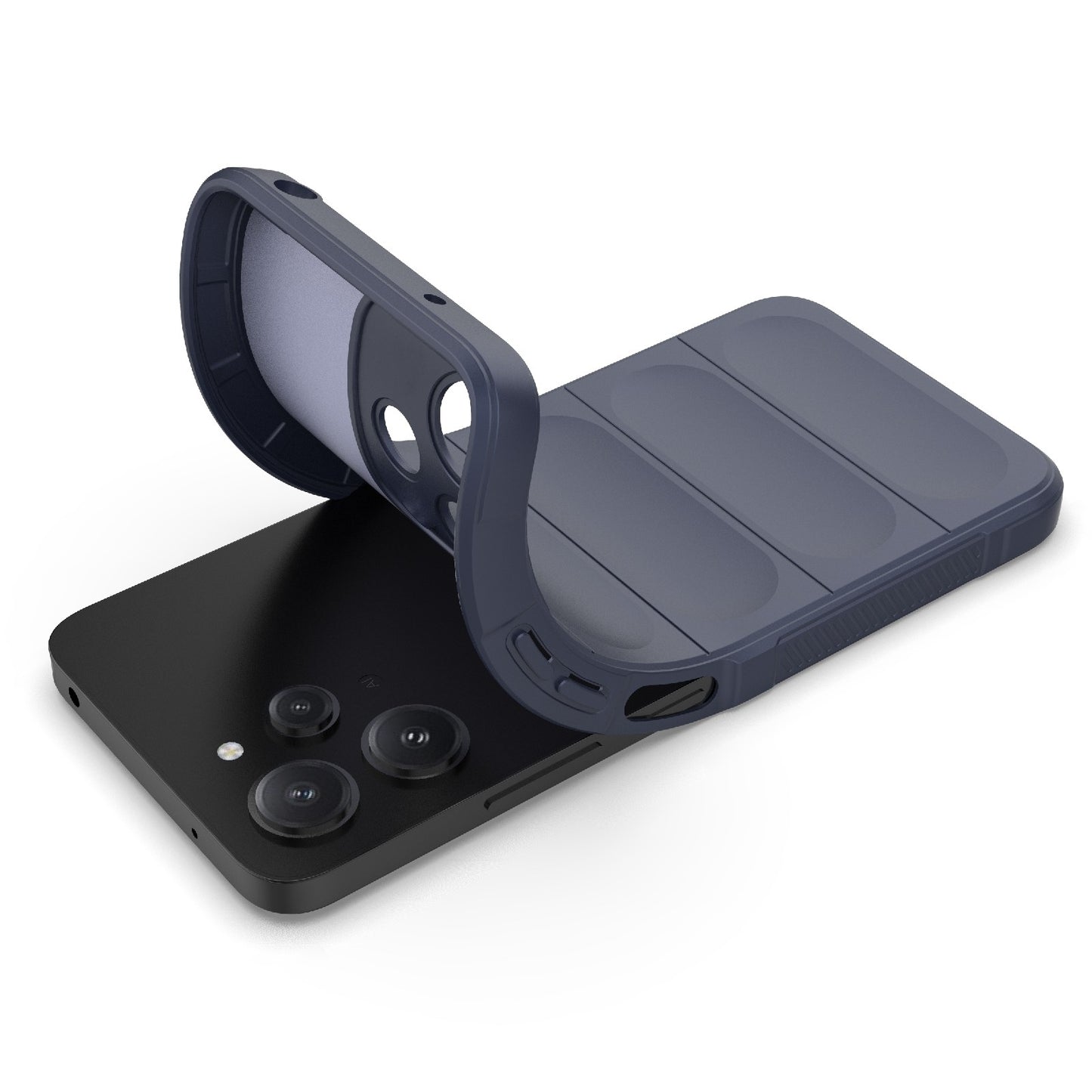 Xiaomi Redmi 12 5G Magic Shield TPU + Flannel Protective Phone Case Cover, Shockproof Scratch Resistant