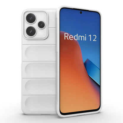 Xiaomi Redmi 12 5G Magic Shield TPU + Flannel Protective Phone Case Cover, Shockproof Scratch Resistant