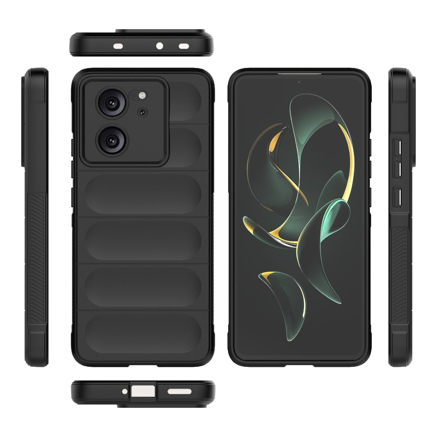 Xiaomi Redmi K60 Ultra Shock Absorbent Magic Shield TPU + Flannel Phone Case, Featuring Ridged Drop Protection, Bright Colours & Easy Access