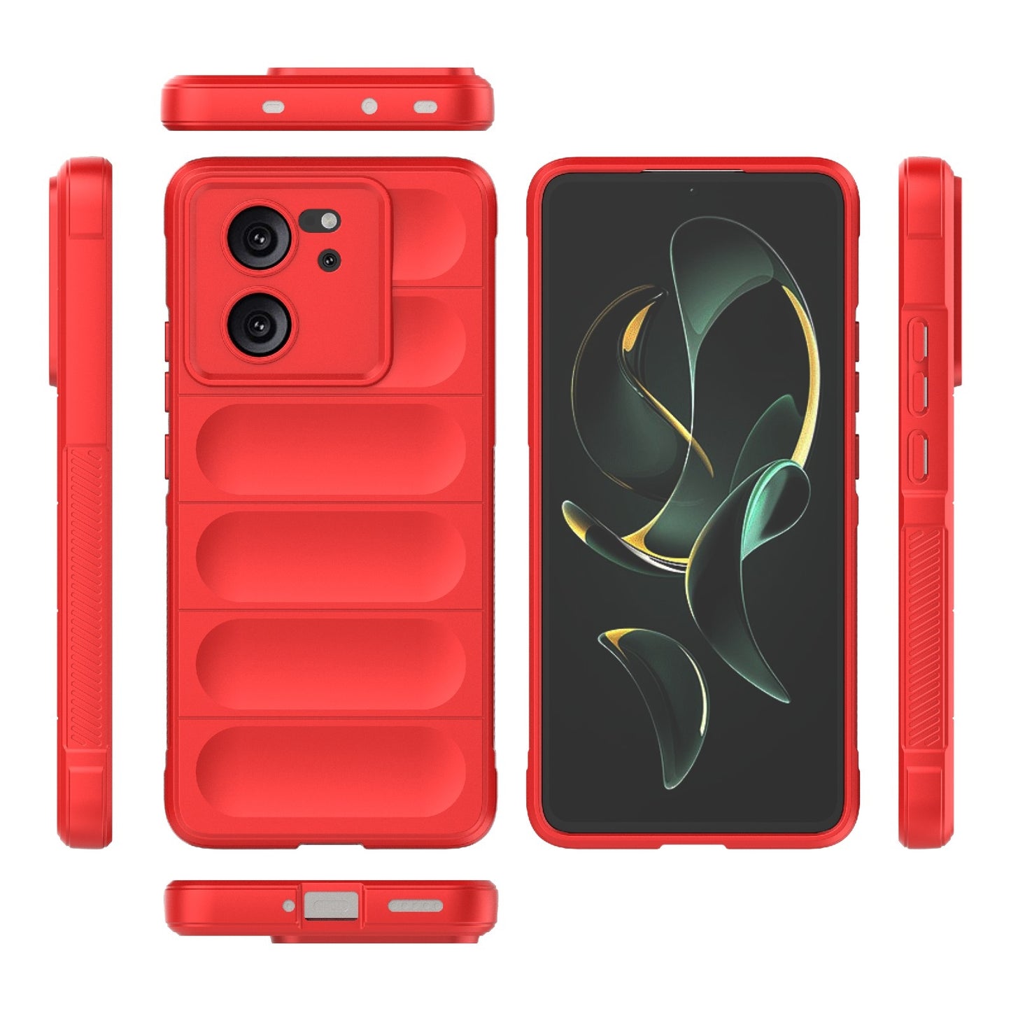 Xiaomi Redmi K60 Ultra Shock Absorbent Magic Shield TPU + Flannel Phone Case, Featuring Ridged Drop Protection, Bright Colours & Easy Access