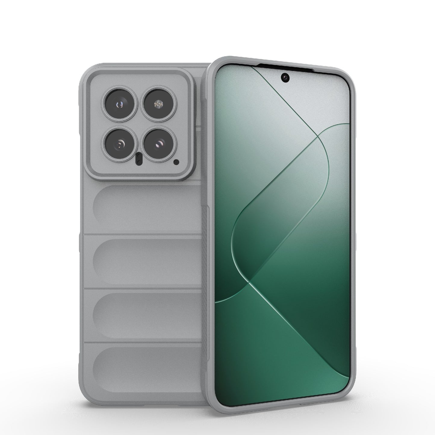 Xiaomi 14 5G Shock Absorbent Magic Shield TPU + Flannel Phone Case, Featuring Ridged Drop Protection, Bright Colours & Easy Access