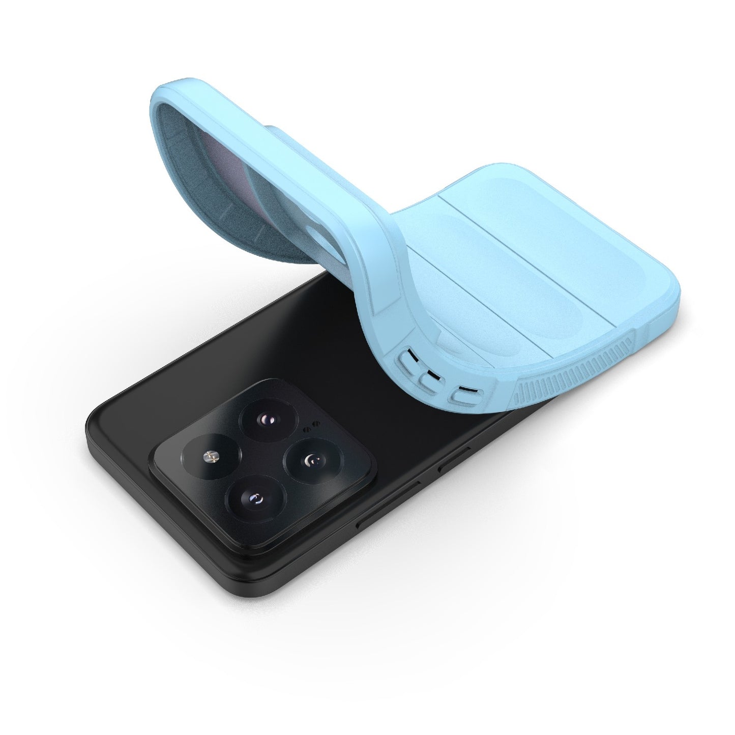 Xiaomi 14 5G Shock Absorbent Magic Shield TPU + Flannel Phone Case, Featuring Ridged Drop Protection, Bright Colours & Easy Access