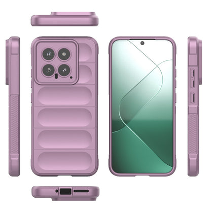 Xiaomi 14 5G Shock Absorbent Magic Shield TPU + Flannel Phone Case, Featuring Ridged Drop Protection, Bright Colours & Easy Access