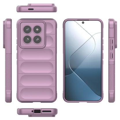 Xiaomi 14 Pro 5G Shock Absorbent Magic Shield TPU + Flannel Phone Case, Featuring Ridged Drop Protection, Bright Colours & Easy Access