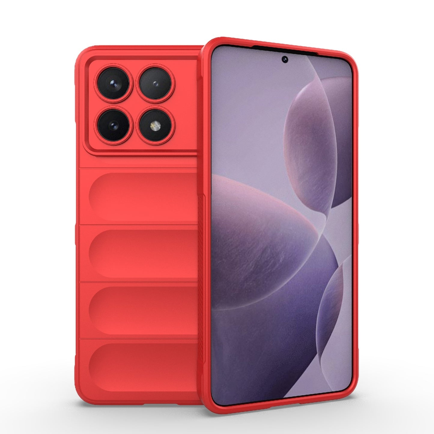 Xiaomi Redmi K70 Shock Absorbent Magic Shield TPU + Flannel Phone Case, Featuring Ridged Drop Protection, Bright Colours & Easy Access