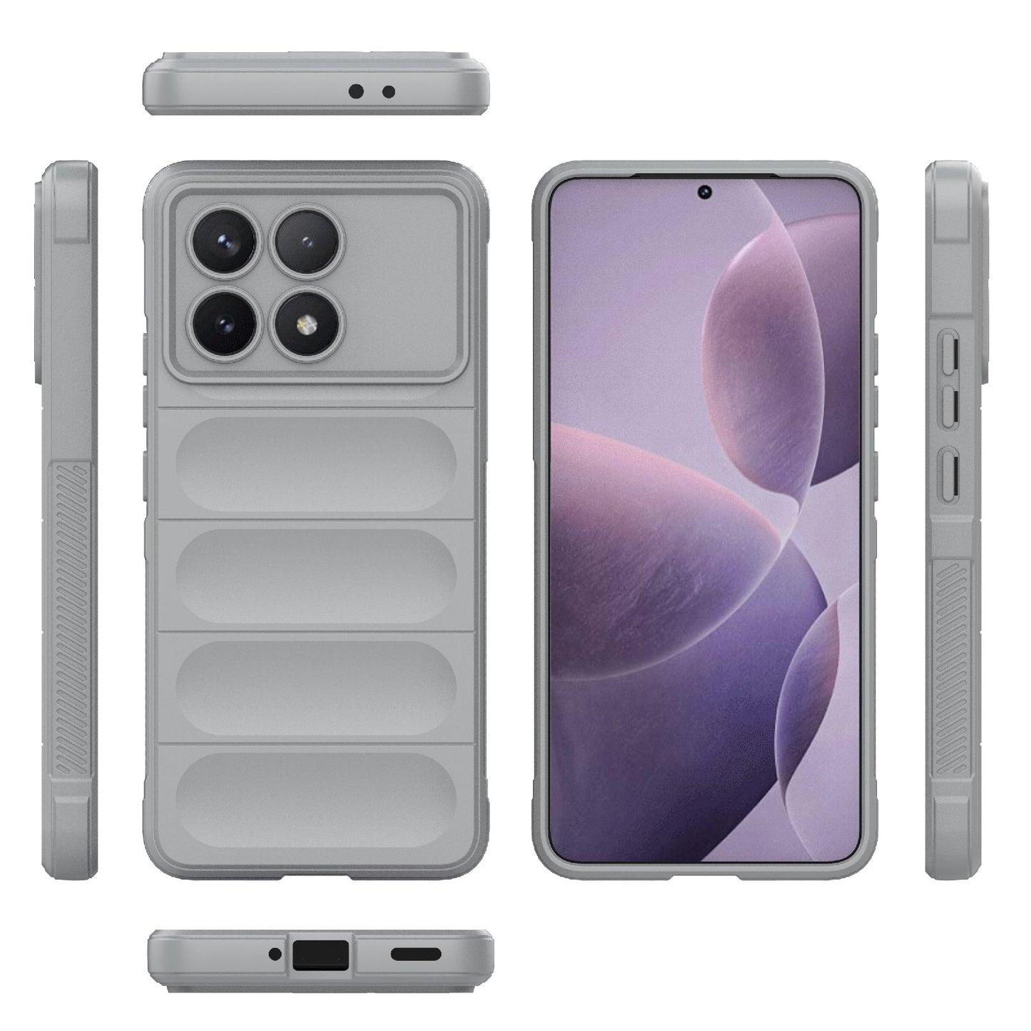 Xiaomi Redmi K70 Pro 5G Magic Shield TPU + Flannel Protective Phone Case Cover, Shockproof Scratch Resistant
