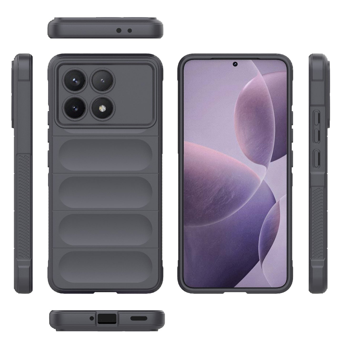 Xiaomi Redmi K70 Pro 5G Magic Shield TPU + Flannel Protective Phone Case Cover, Shockproof Scratch Resistant