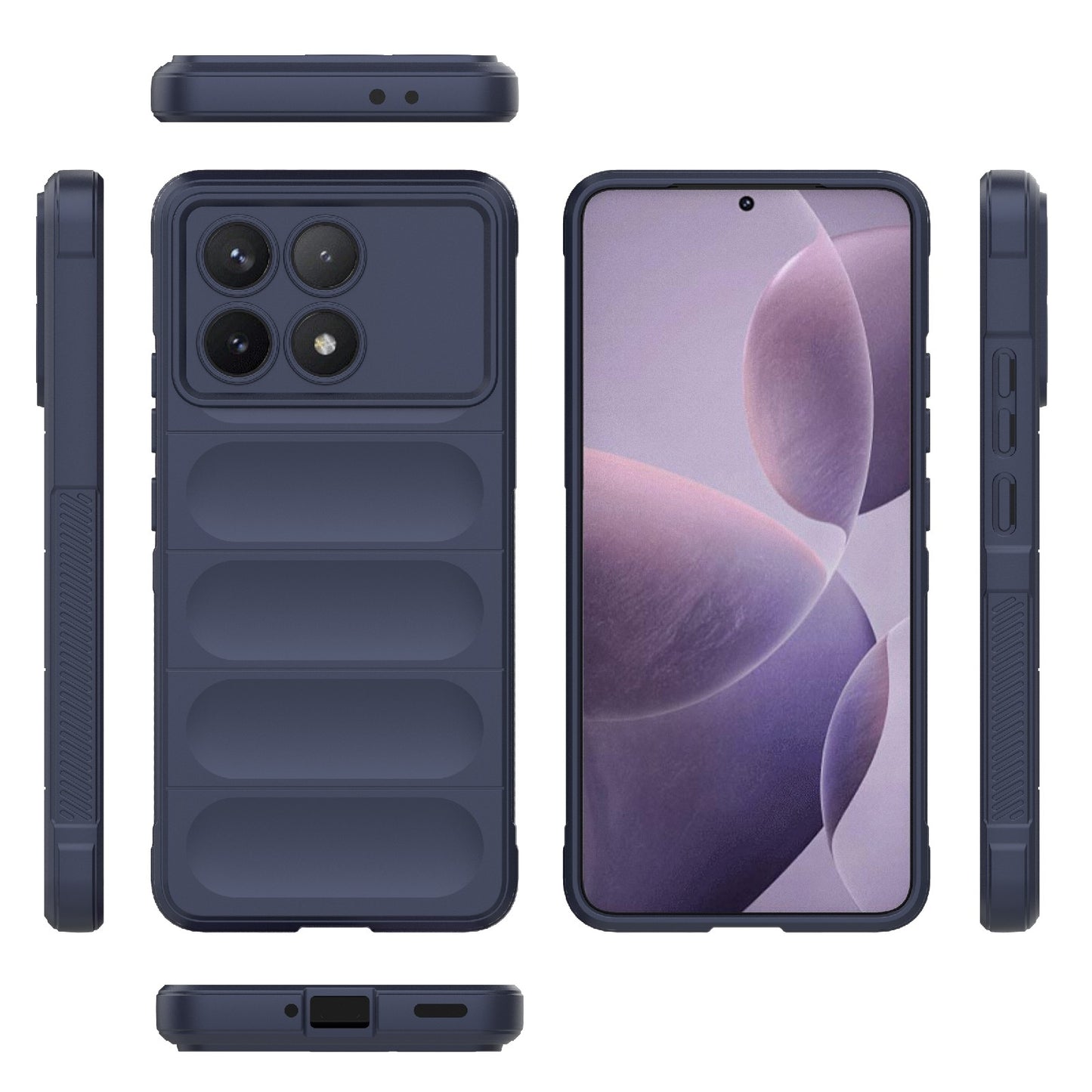 Xiaomi Redmi K70 Pro 5G Magic Shield TPU + Flannel Protective Phone Case Cover, Shockproof Scratch Resistant