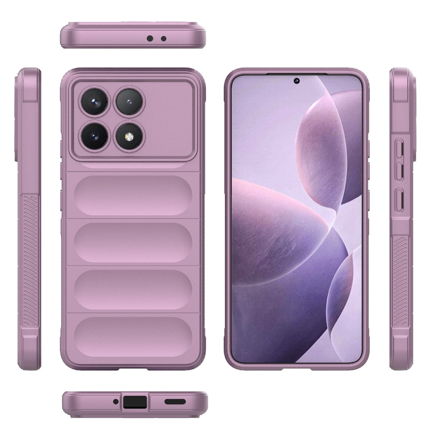 Xiaomi Redmi K70 Pro 5G Magic Shield TPU + Flannel Protective Phone Case Cover, Shockproof Scratch Resistant