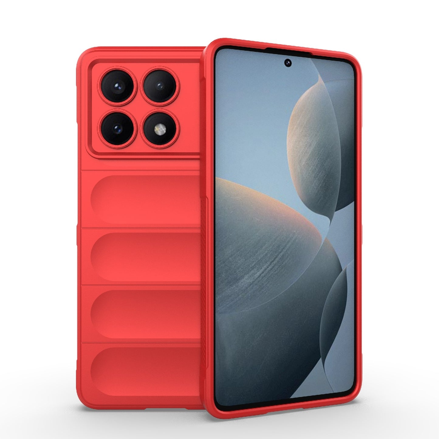 Xiaomi Redmi K70E 5G Shock Absorbent Magic Shield TPU + Flannel Phone Case, Featuring Ridged Drop Protection, Bright Colours & Easy Access