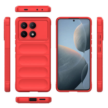 Xiaomi Redmi K70E 5G Shock Absorbent Magic Shield TPU + Flannel Phone Case, Featuring Ridged Drop Protection, Bright Colours & Easy Access