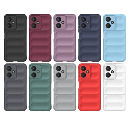 Xiaomi Redmi 13C 5G Shock Absorbent Magic Shield TPU + Flannel Phone Case, Featuring Ridged Drop Protection, Bright Colours & Easy Access