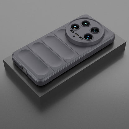 Xiaomi 14 Ultra Shock Absorbent Magic Shield TPU + Flannel Phone Case, Featuring Ridged Drop Protection, Bright Colours & Easy Access