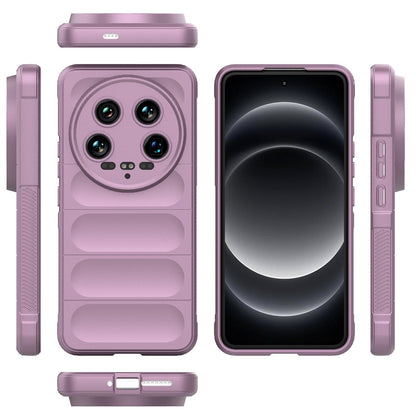 Xiaomi 14 Ultra Shock Absorbent Magic Shield TPU + Flannel Phone Case, Featuring Ridged Drop Protection, Bright Colours & Easy Access