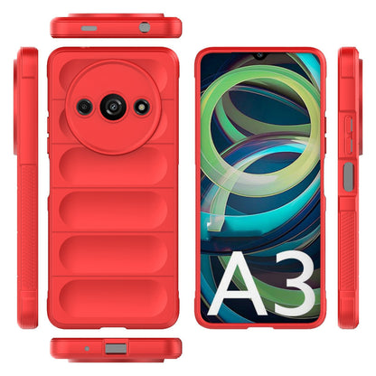 Xiaomi Redmi A3 4G Global Shock Absorbent Magic Shield TPU + Flannel Phone Case, Featuring Ridged Drop Protection, Bright Colours & Easy Access
