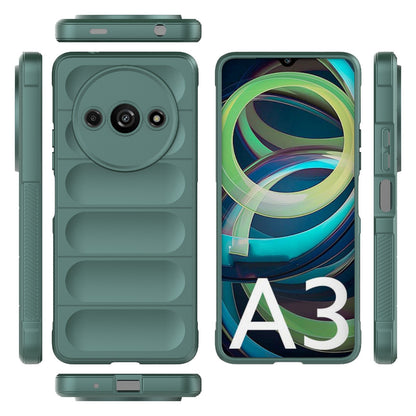 Xiaomi Redmi A3 4G Global Shock Absorbent Magic Shield TPU + Flannel Phone Case, Featuring Ridged Drop Protection, Bright Colours & Easy Access