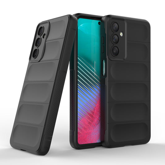 Samsung Galaxy M54 5G Magic Shield TPU + Flannel Protective Phone Case Cover, Shockproof Scratch Resistant