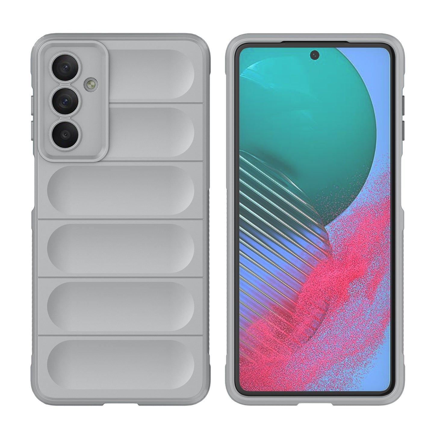 Samsung Galaxy M54 5G Magic Shield TPU + Flannel Protective Phone Case Cover, Shockproof Scratch Resistant
