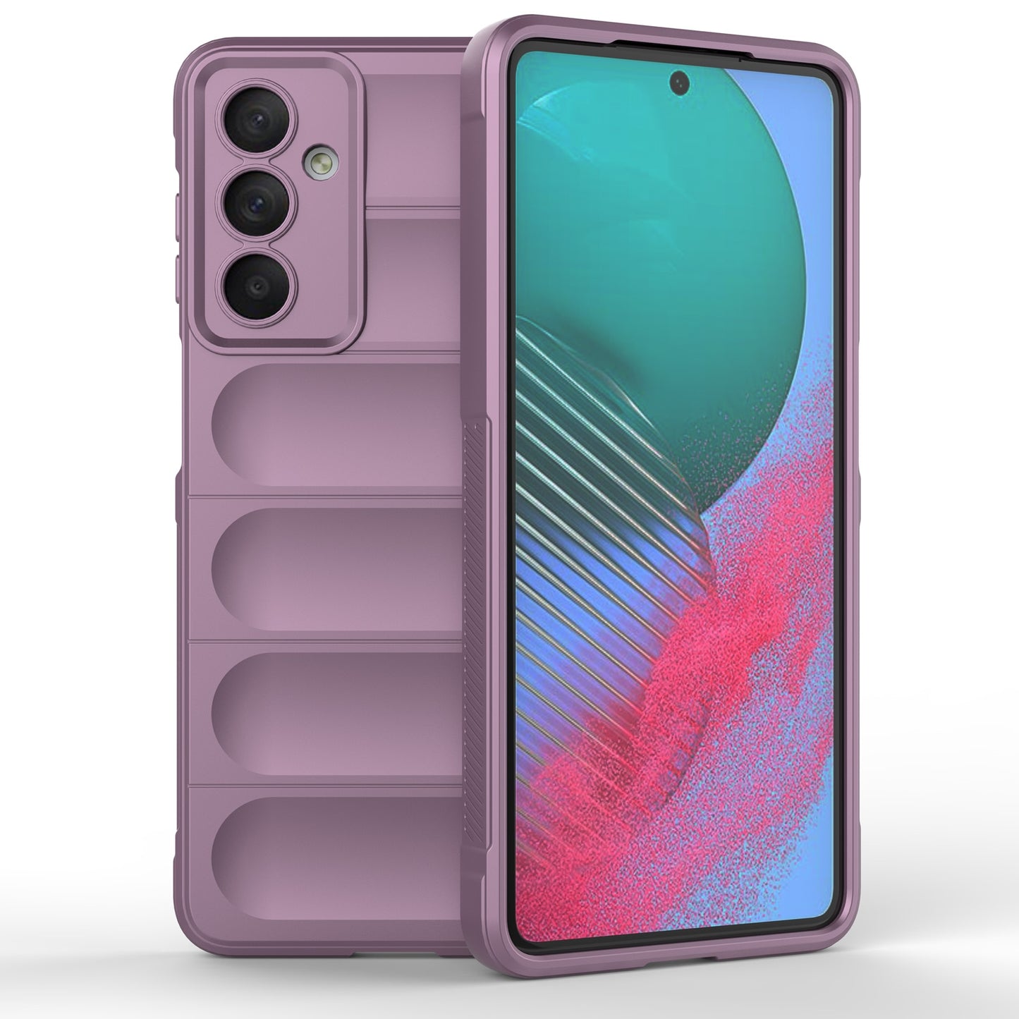 Samsung Galaxy M54 5G Magic Shield TPU + Flannel Protective Phone Case Cover, Shockproof Scratch Resistant