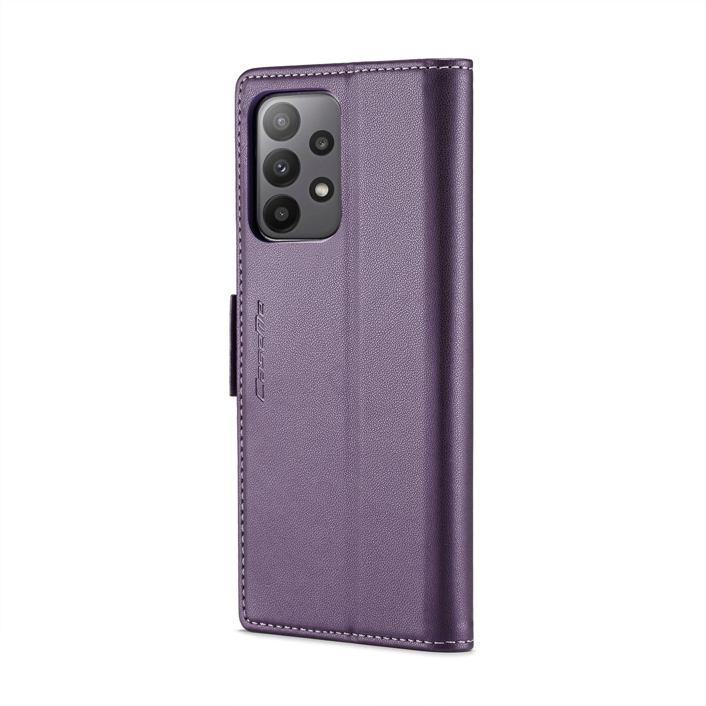 Samsung Galaxy A23 Litchi Texture RFID Anti-theft Leather Phone Case with Butterfly Buckle, Stand & Card Wallet with TPU Shell