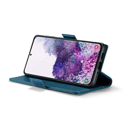 Samsung Galaxy S20 Litchi Texture RFID Anti-theft Leather Phone Case with Butterfly Buckle, Stand & Card Wallet with TPU Shell