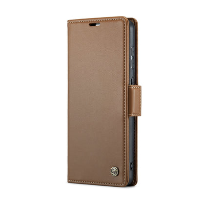 Samsung Galaxy S20+ Litchi Texture RFID Anti-theft Leather Phone Case with Butterfly Buckle, Stand & Card Wallet with TPU Shell