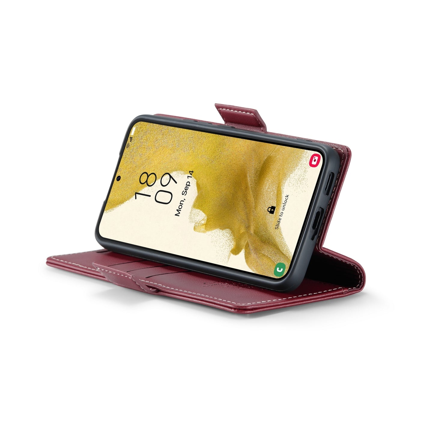 Samsung Galaxy S22+ 5G Litchi Texture RFID Anti-theft Leather Phone Case with Butterfly Buckle, Stand & Card Wallet with TPU Shell