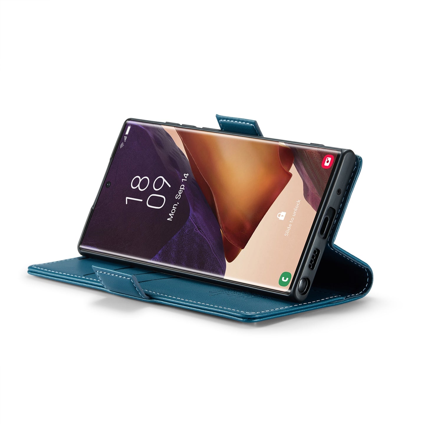 Samsung Galaxy Note20 Ultra Litchi Texture RFID Anti-theft Leather Phone Case with Butterfly Buckle, Stand & Card Wallet with TPU Shell