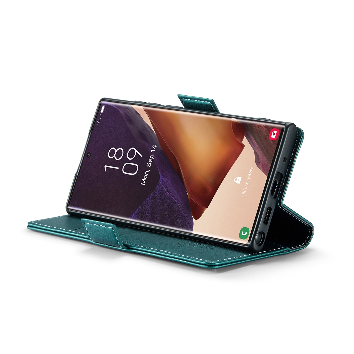 Samsung Galaxy Note20 Ultra Litchi Texture RFID Anti-theft Leather Phone Case with Butterfly Buckle, Stand & Card Wallet with TPU Shell