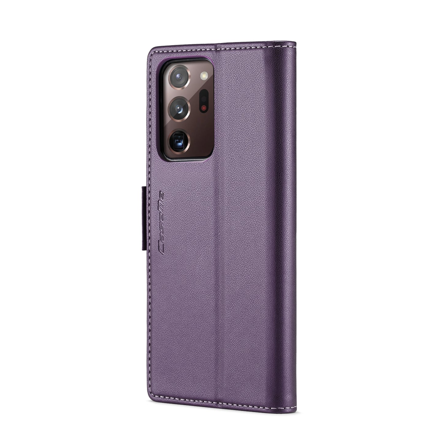 Samsung Galaxy Note20 Ultra Litchi Texture RFID Anti-theft Leather Phone Case with Butterfly Buckle, Stand & Card Wallet with TPU Shell