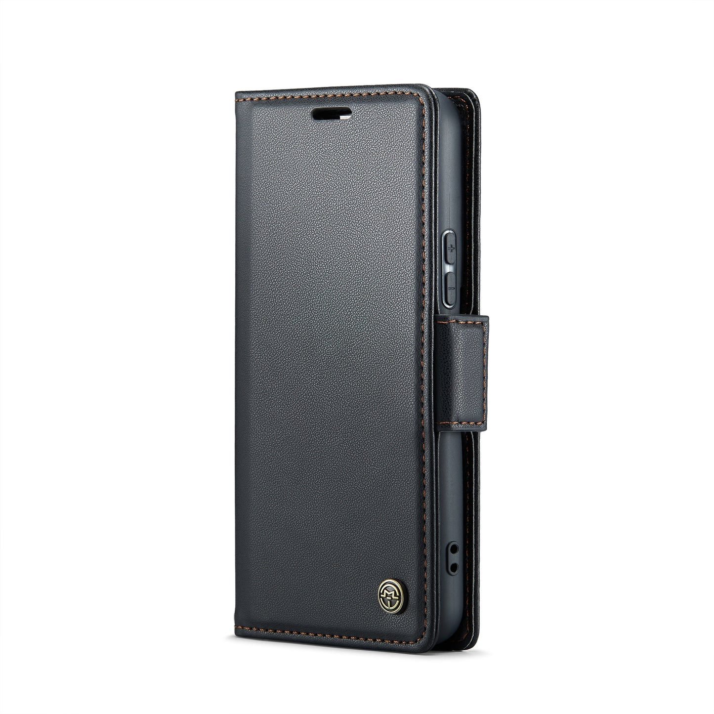 Samsung Galaxy S21+ 5G Litchi Texture RFID Anti-theft Leather Phone Case with Butterfly Buckle, Stand & Card Wallet with TPU Shell